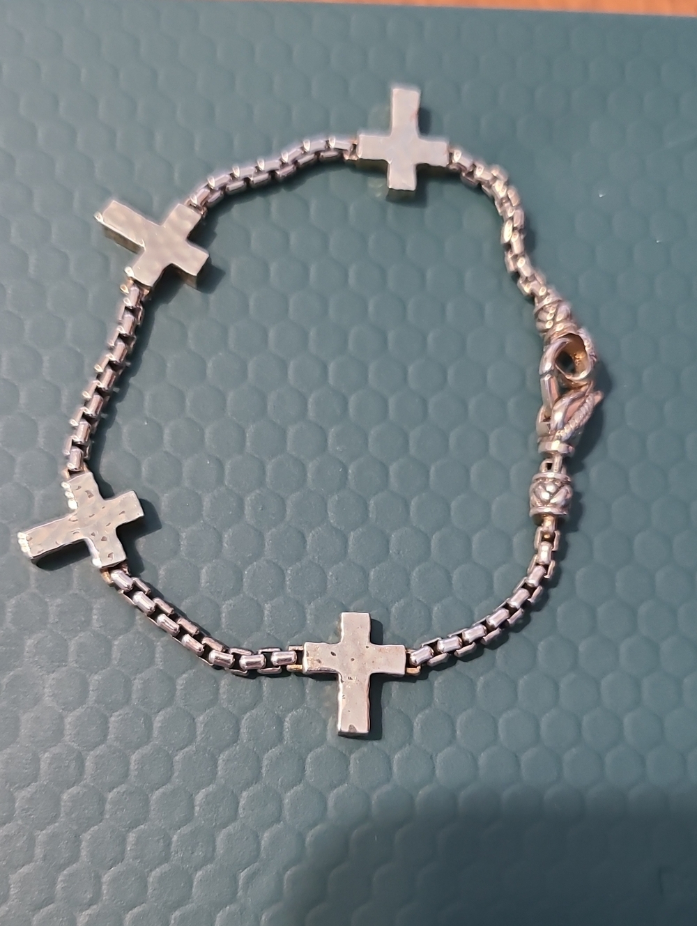 John Hardy-Jai Silver Cross Bracelet